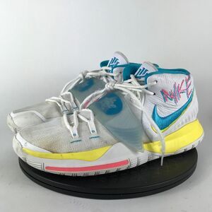 Nike White and Yellow Athletic Shoes